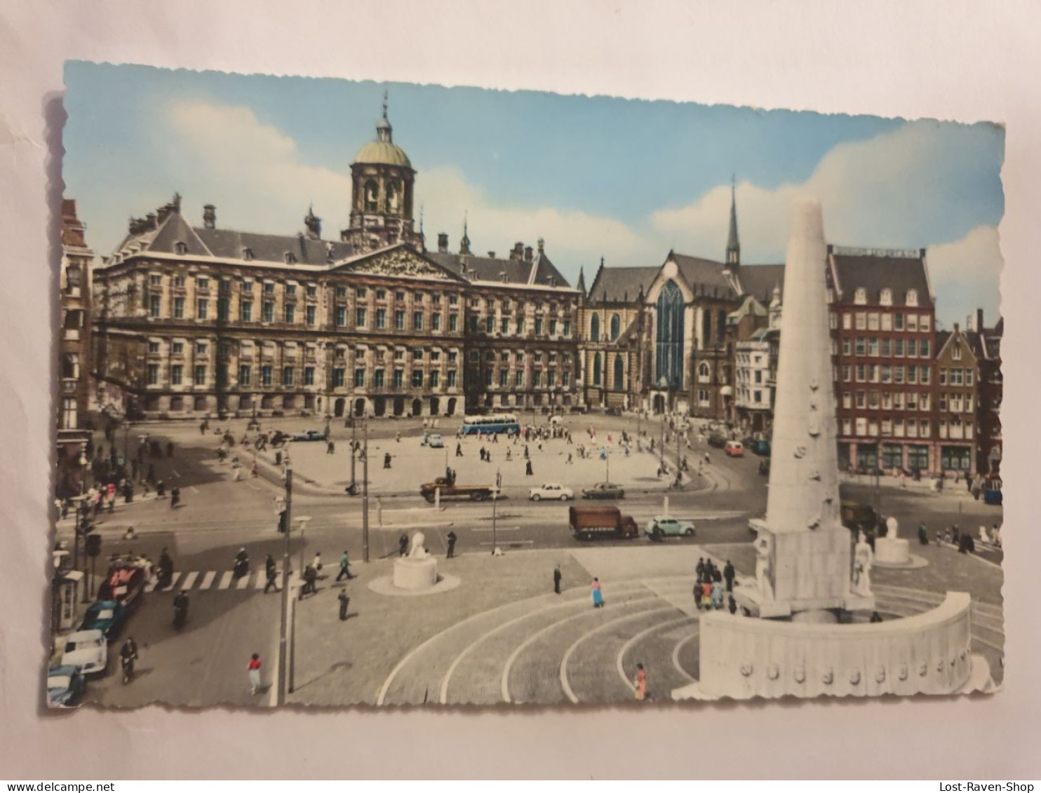 Amsterdam - Dam Mit Königlichem Schloss Und National Denkmal - Amsterdam