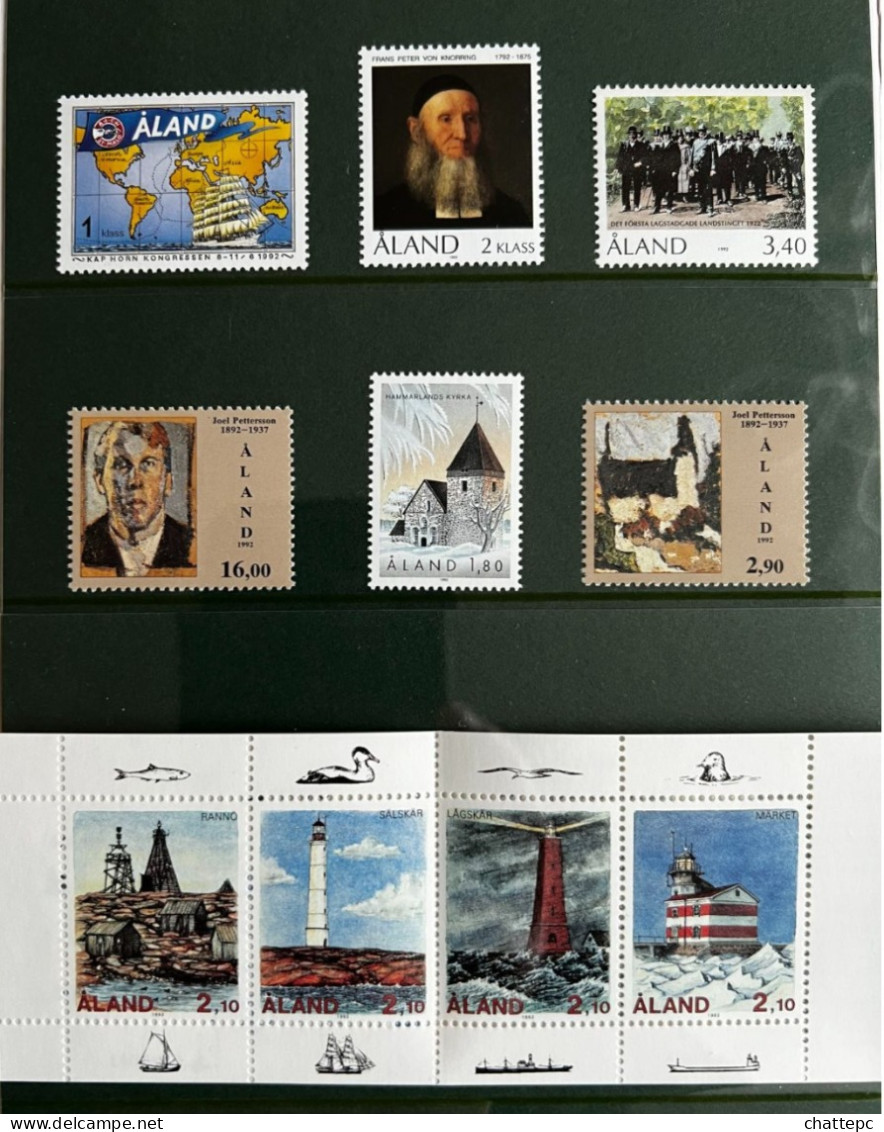 Åland 1992 - Full Year Set - Unmounted Mint - Ålandinseln