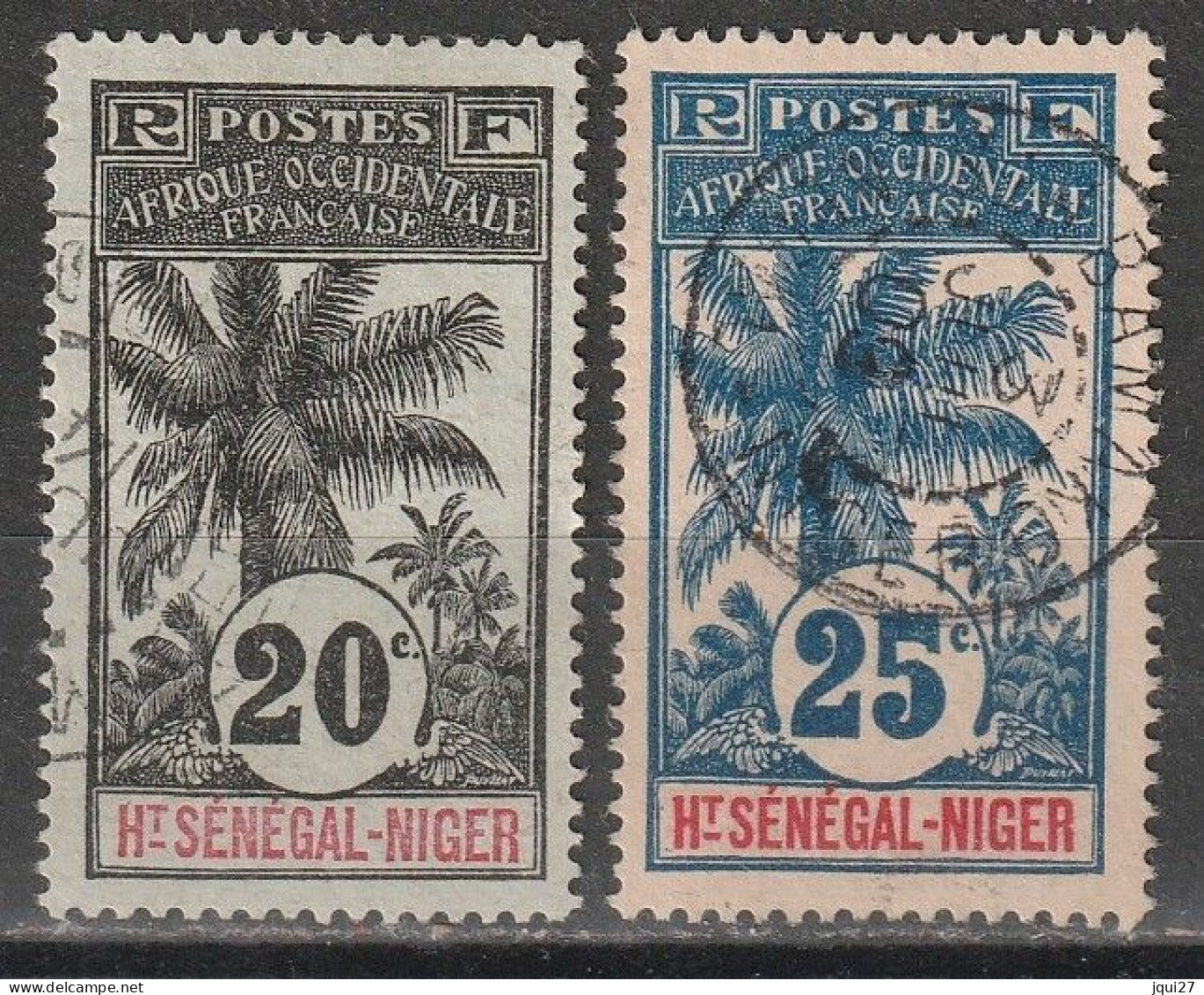 Haut-Sénégal & Niger N° 7 8 - Used Stamps