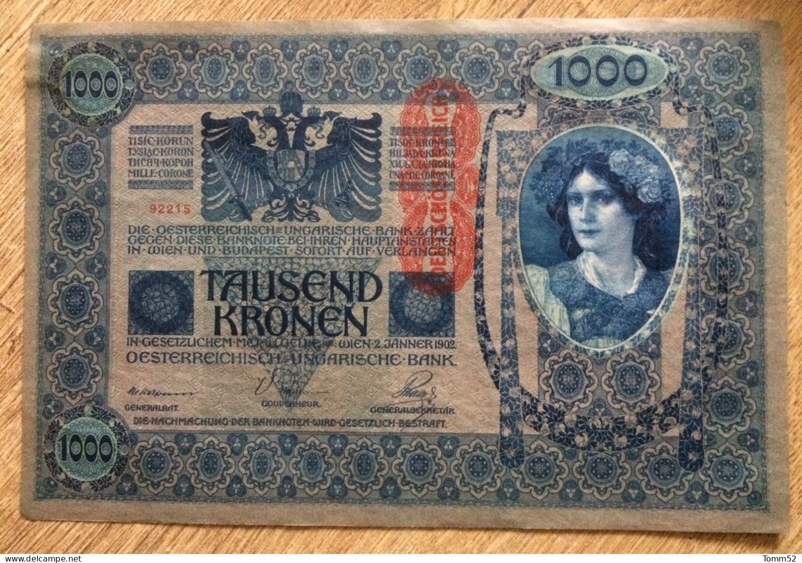 DEUTSCHOSTEREICH 1000 Krone/ - Austria