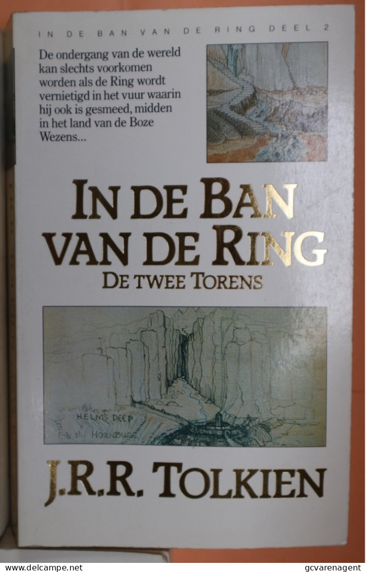 J.R.R. TOLKIEN - DEEL 1,2 & 3   IN GOEDE GEBRUIKTE STAAT  ZIE AFBEELDINGEN - Belletristik