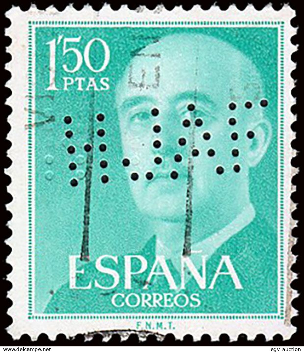 Málaga - Edi O 1155 - Perforado "HJAF" (Hijos José Álvarez) - Used Stamps