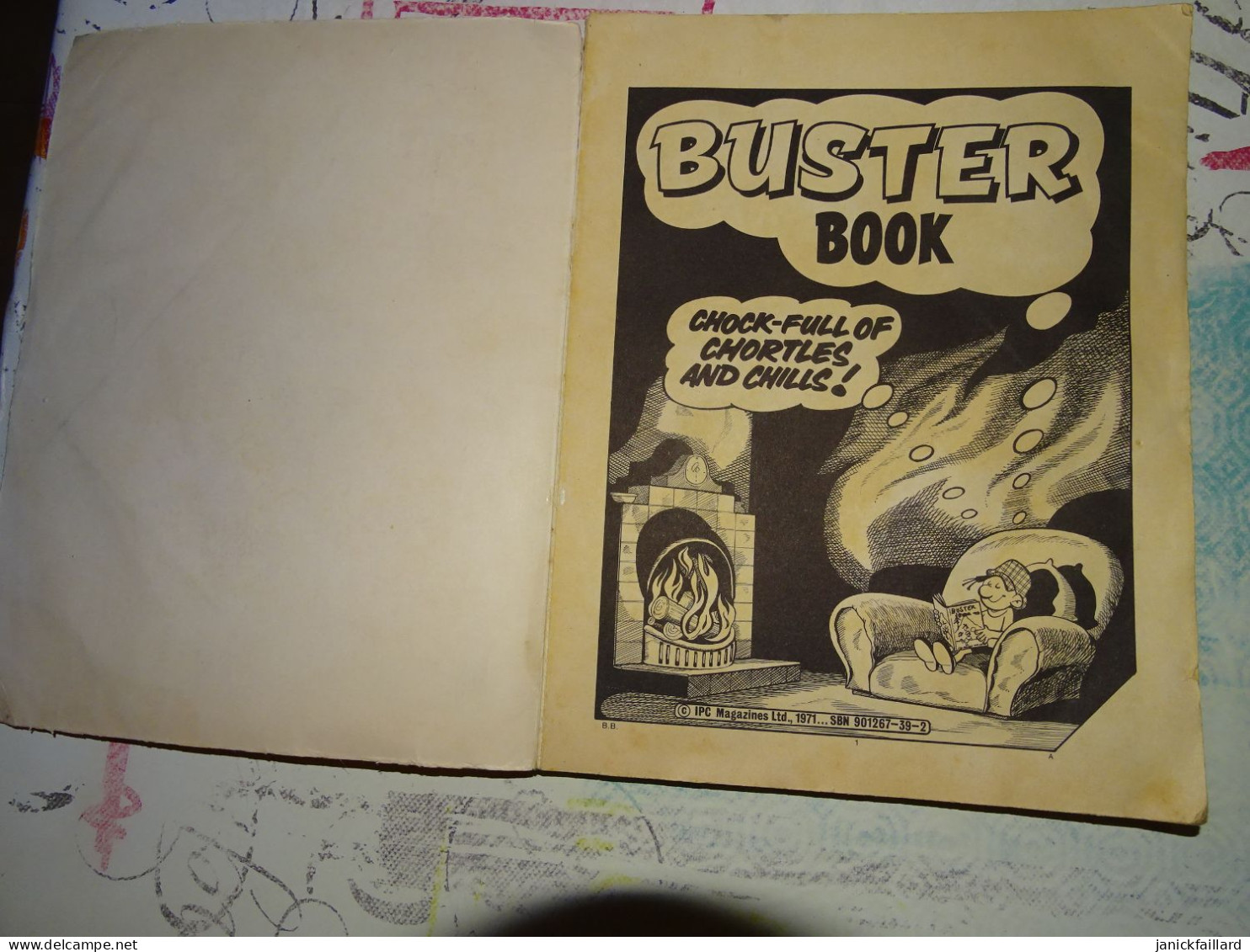 Bd - Buster Book 128 Pages Of Chills And Chortless 1971 - Otros Editores