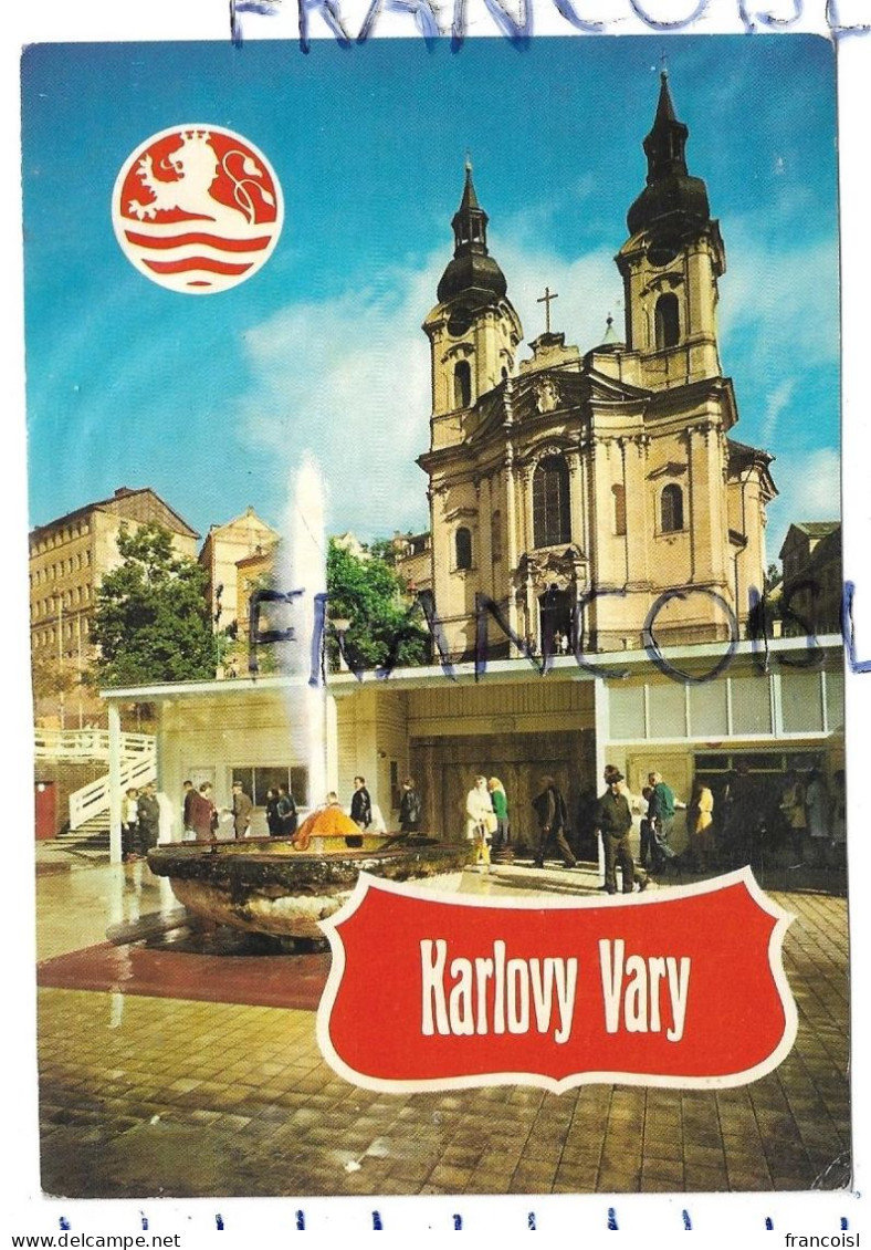 Karlovy Vary. Eglise Et Place. - Tchéquie