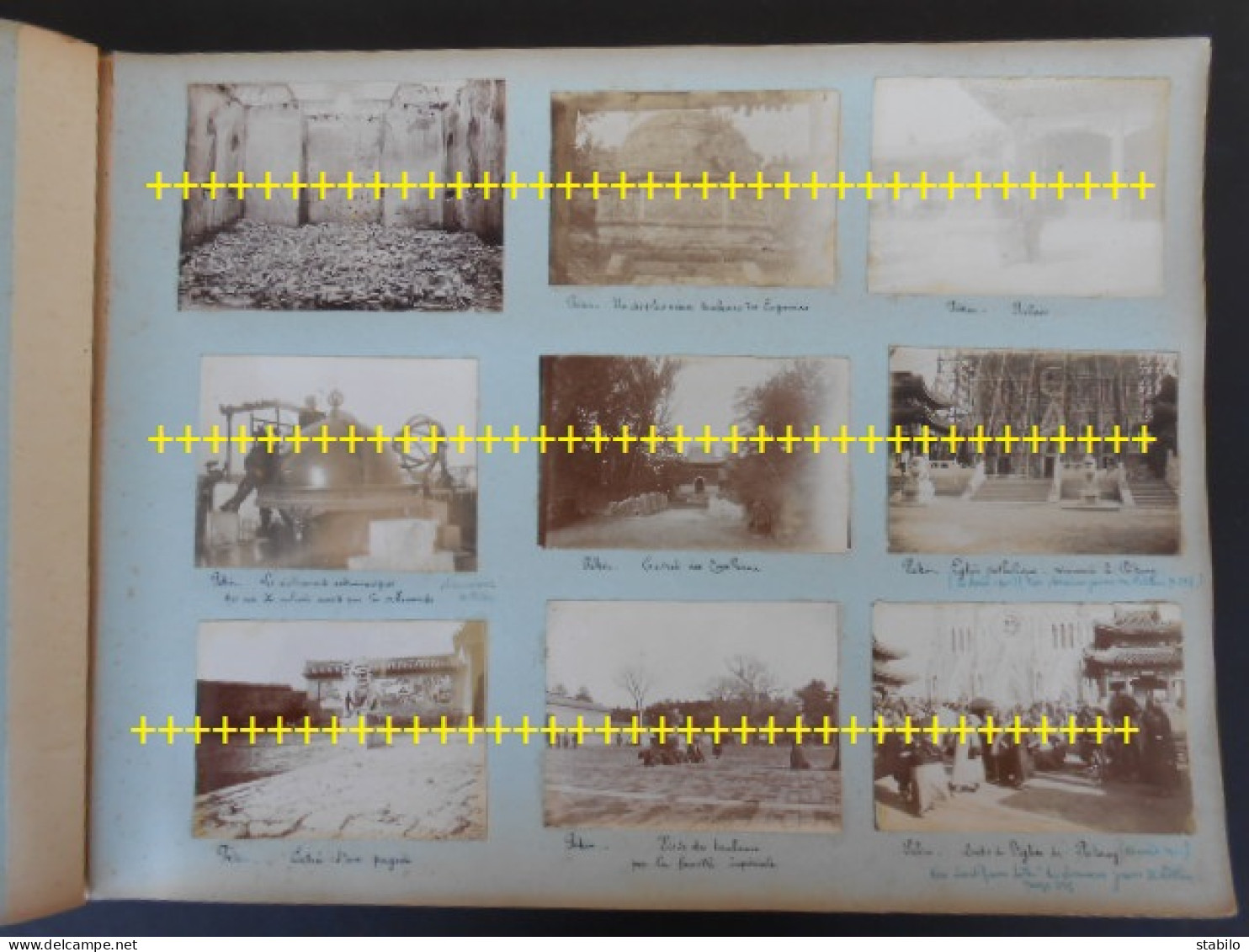 CHINE 2 ALBUMS (468 PHOTOS) DE L'EXPEDITION FRANCAISE 1900-1902 - 6 PHOTOGRAPHIES AVEC PIERRE LOTI - VOIR LA DESCRIPTION