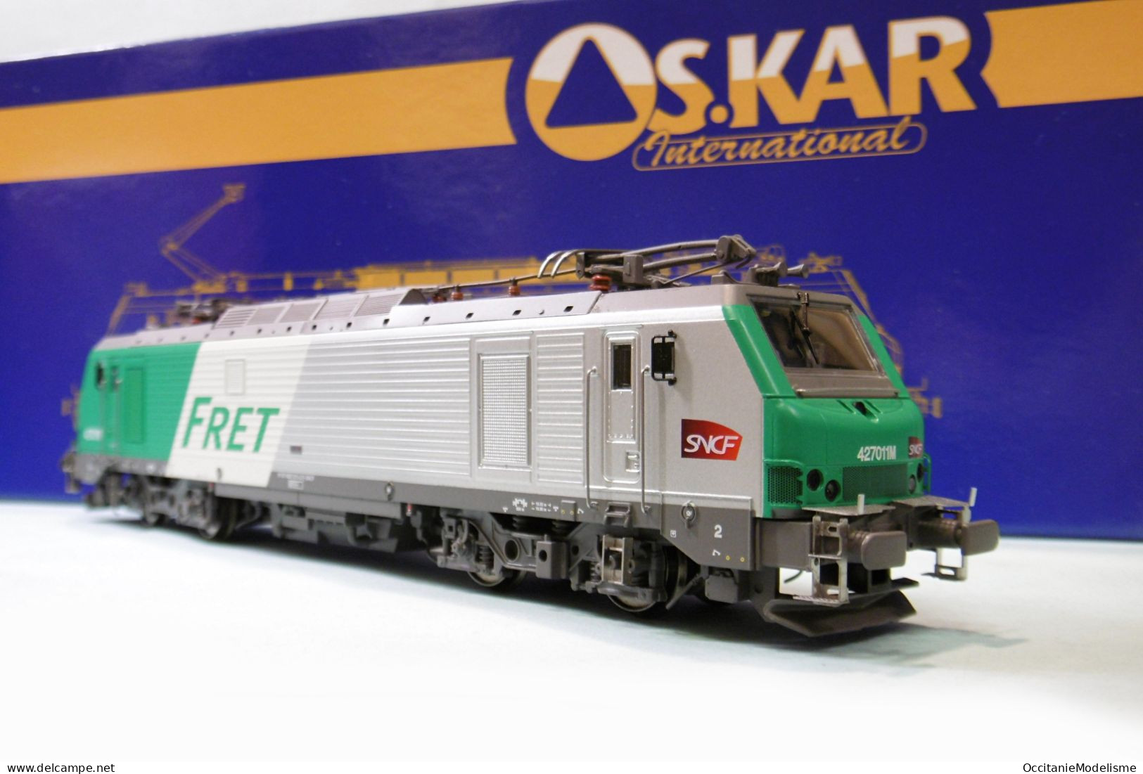 Oskar - Locomotive Electrique BB 427011 FRET SNCF Réf. OS2704 Neuf NBO HO 1/87 - Locomotive