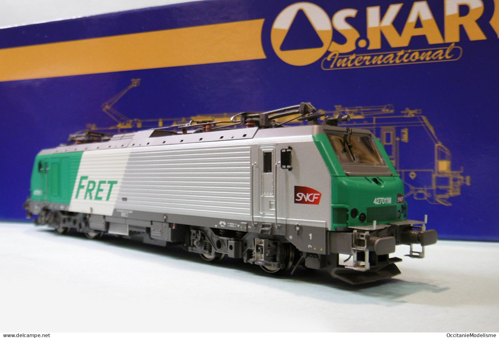 Oskar - Locomotive Electrique BB 427011 FRET SNCF Réf. OS2704 Neuf NBO HO 1/87 - Loks