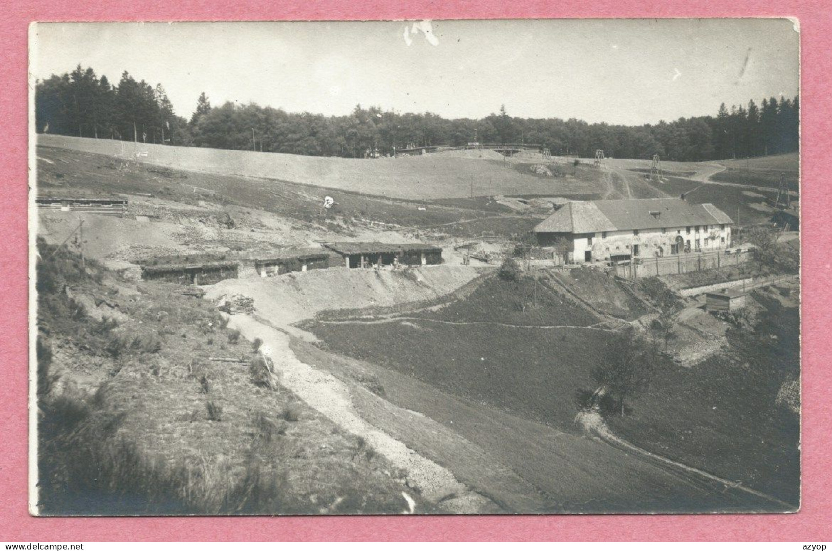 68 - Environs MARKIRCH - Ste MARIE Aux MINES - Carte Photo - CHAUME DE LUSSE - Positions Allemandes - Guerre 14/18 - Sainte-Marie-aux-Mines