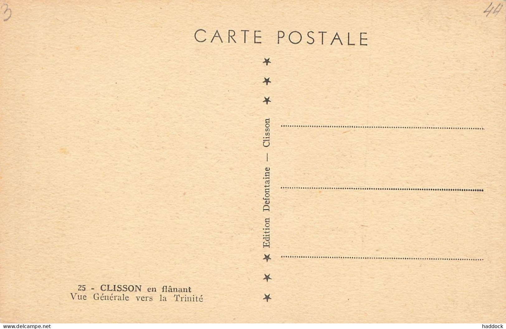 CLISSON : EN FLANANT - VUE GENERALE VERS LA TRINITE - Clisson