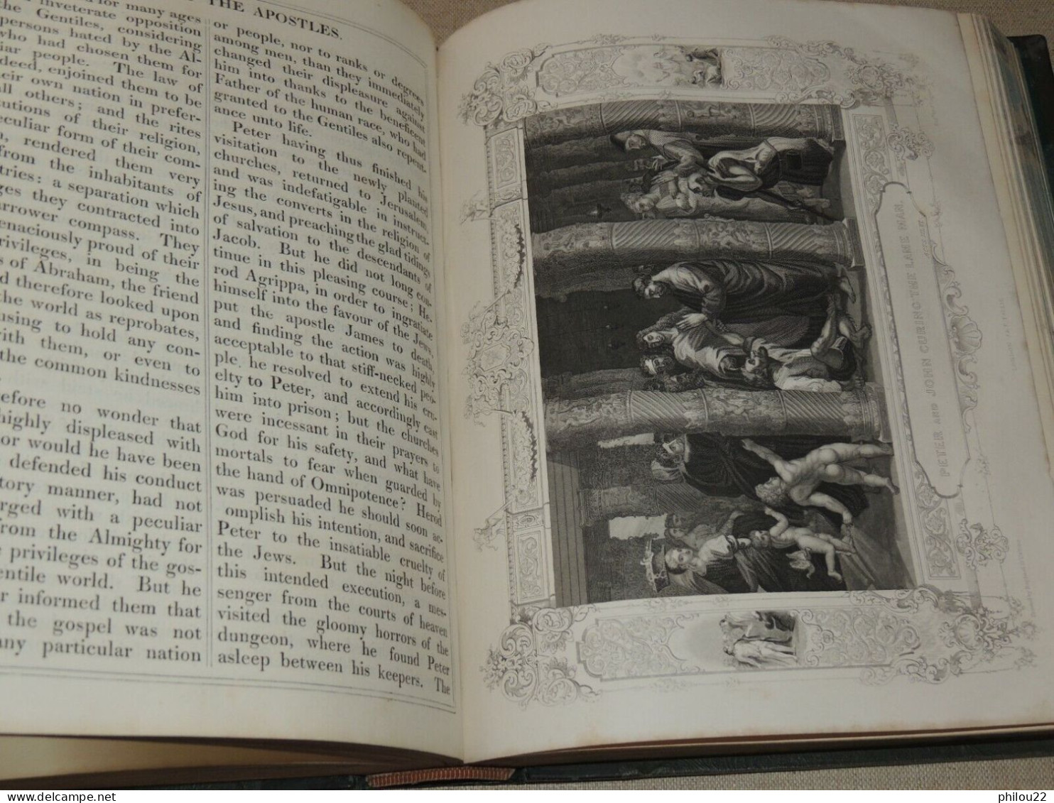 THE LIFE OF CHRIST / J. FLEETWOOD VERS 1850 - 50 belles gravures hors texte