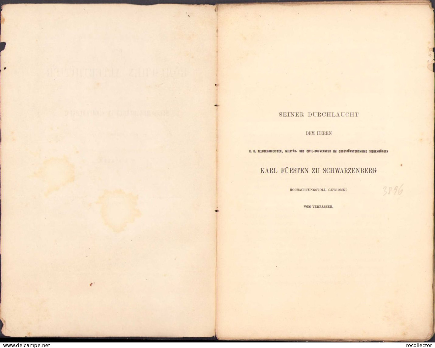 Die Römischen Alterthümer Und Deutschen Burgen In Siebenbürgen Von M. J. Ackner 1857 Wien 85SP - Livres Anciens