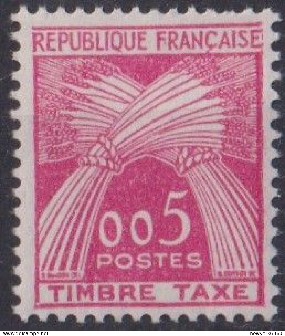 1960 FRANCE TAXE N** 90 MNH - 1960-.... Neufs