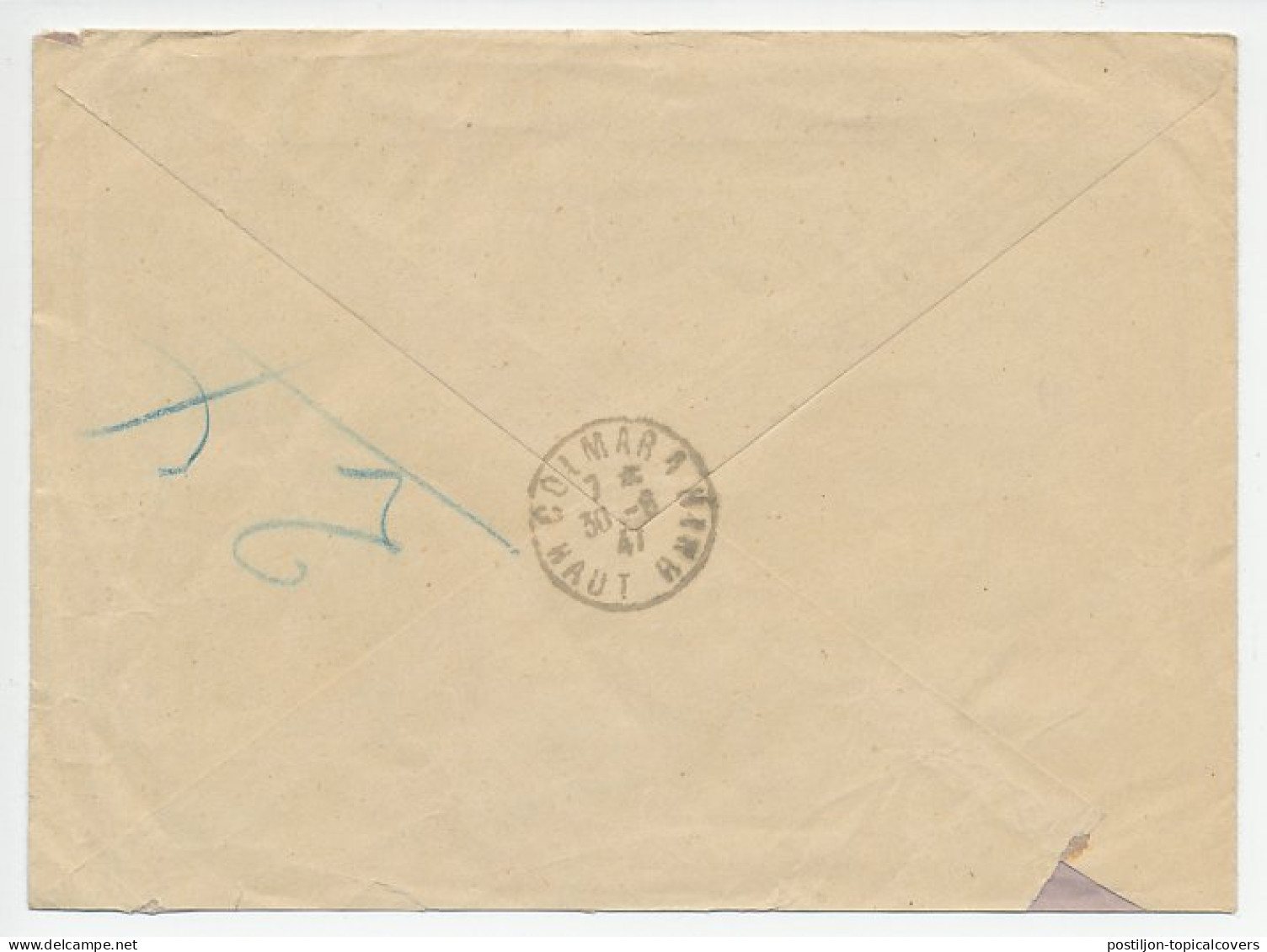 Registered Cover / Postmark France 1947 Universal Postal Congres - Paris 1947 - UPU (Union Postale Universelle)