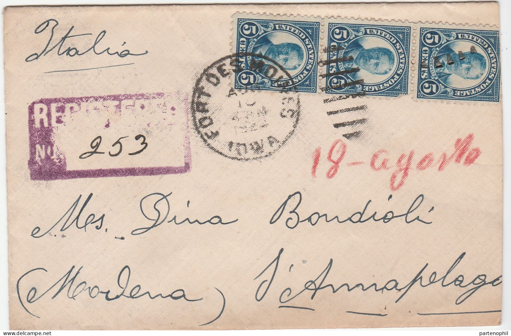 United States Stati Uniti  USA 1924 -  Postgeschichte - Storia Postale - Histoire Postale - Cartas & Documentos