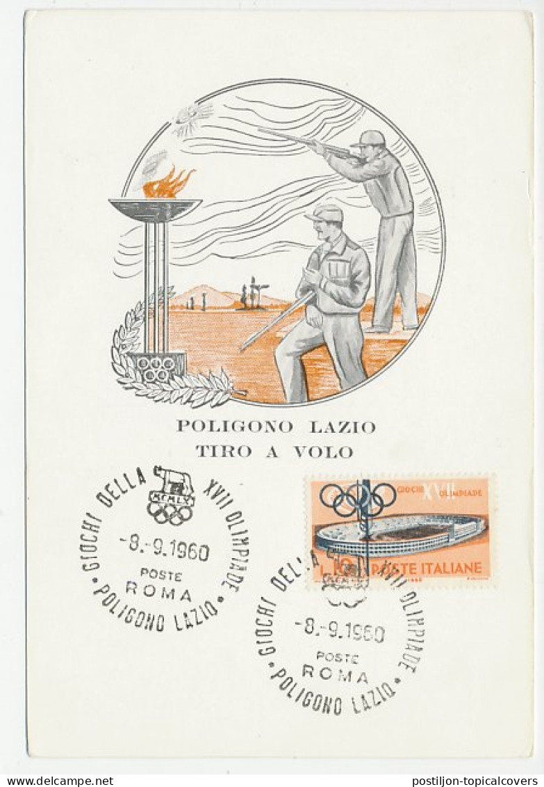 Maximum Card Italy 1960 Olympic Games Rome 1960 - Autres & Non Classés