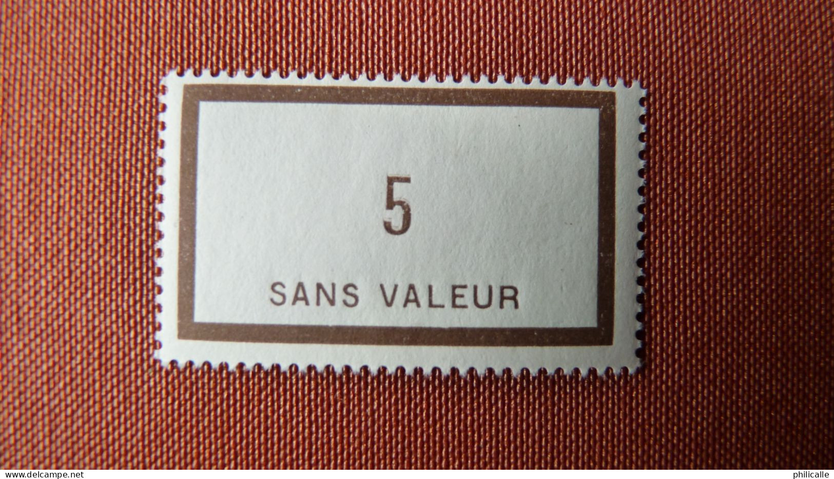 FRANCE TIMBRES FICTIFS Sans Valeur N° F20 Neuf** Sans Charnière. Rarement Proposé. - Ficticios