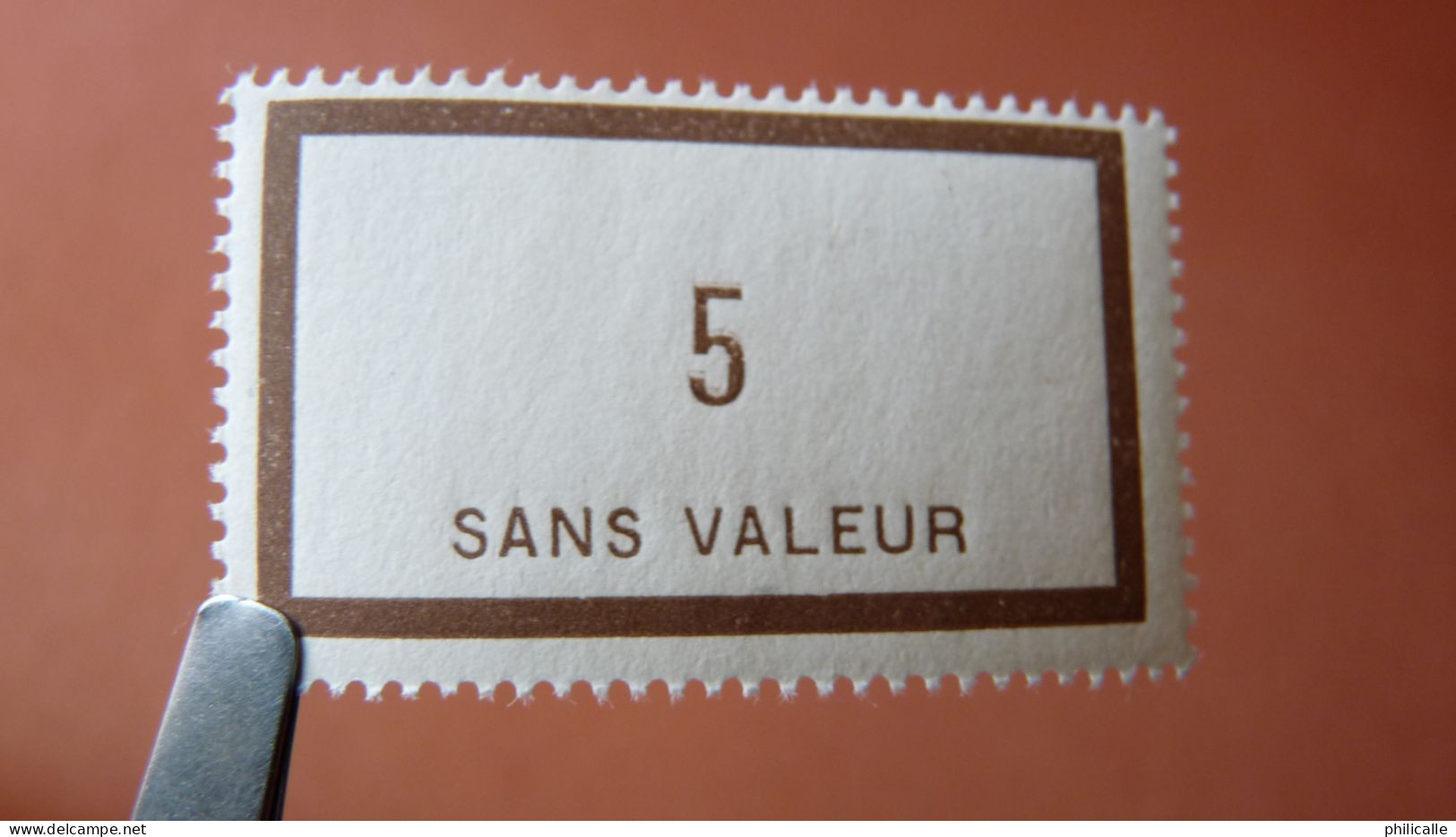 FRANCE TIMBRES FICTIFS Sans Valeur N° F20 Neuf** Sans Charnière. Rarement Proposé. - Ficticios