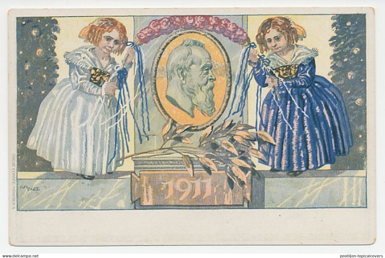 Postal Stationery Bayern 1911 Prince Luitpold - Familles Royales