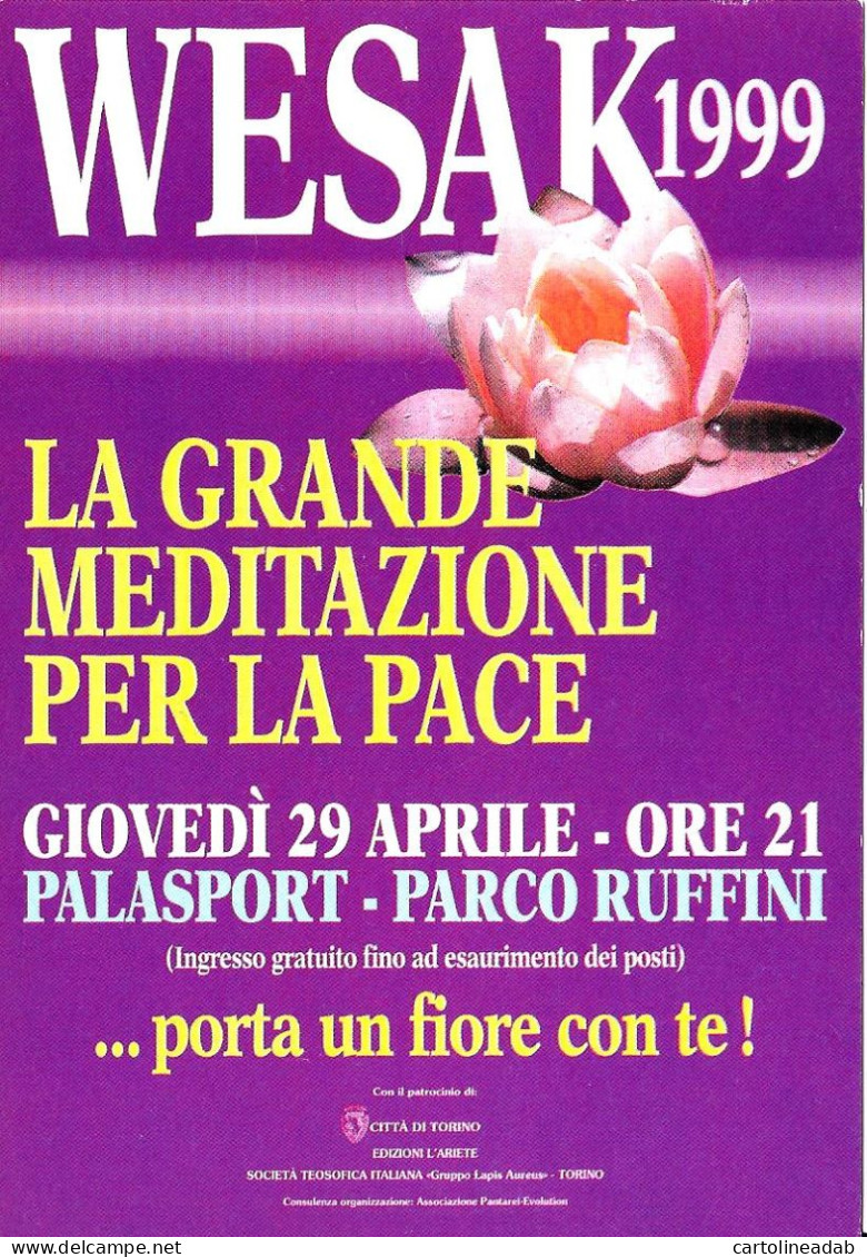 [MD9119] CPM - SERIE DI 4 CARTOLINE - WESSAK LA GRANDE MEDITAZIONE PER LA PACE - PERFETTE - Non Viaggiate - Exposiciones