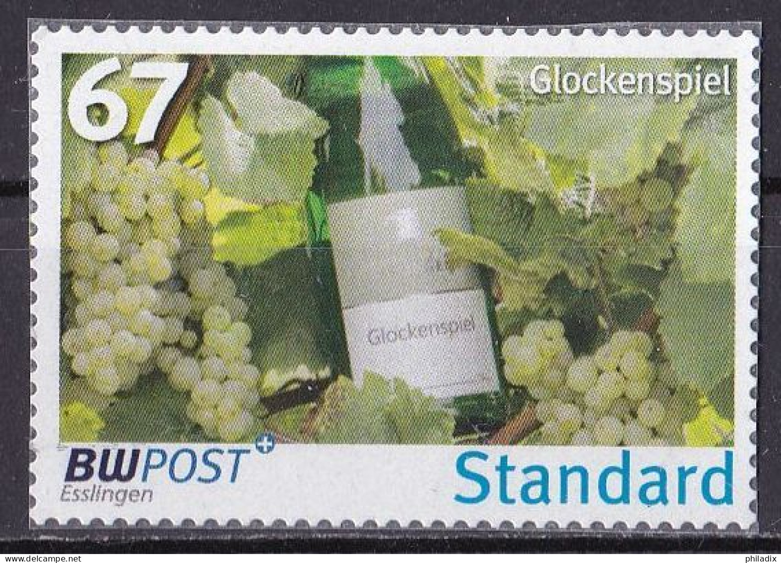 BRD Privatpost BW Post (65) Glockenspiel O/used (A4-31) - Privé- & Lokale Post