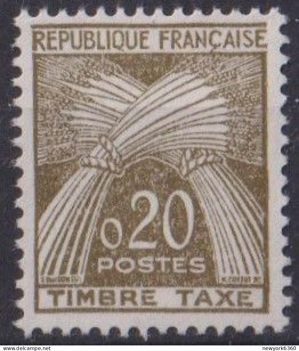 1960 FRANCE TAXE N** 92 MNH - 1960-.... Nuevos