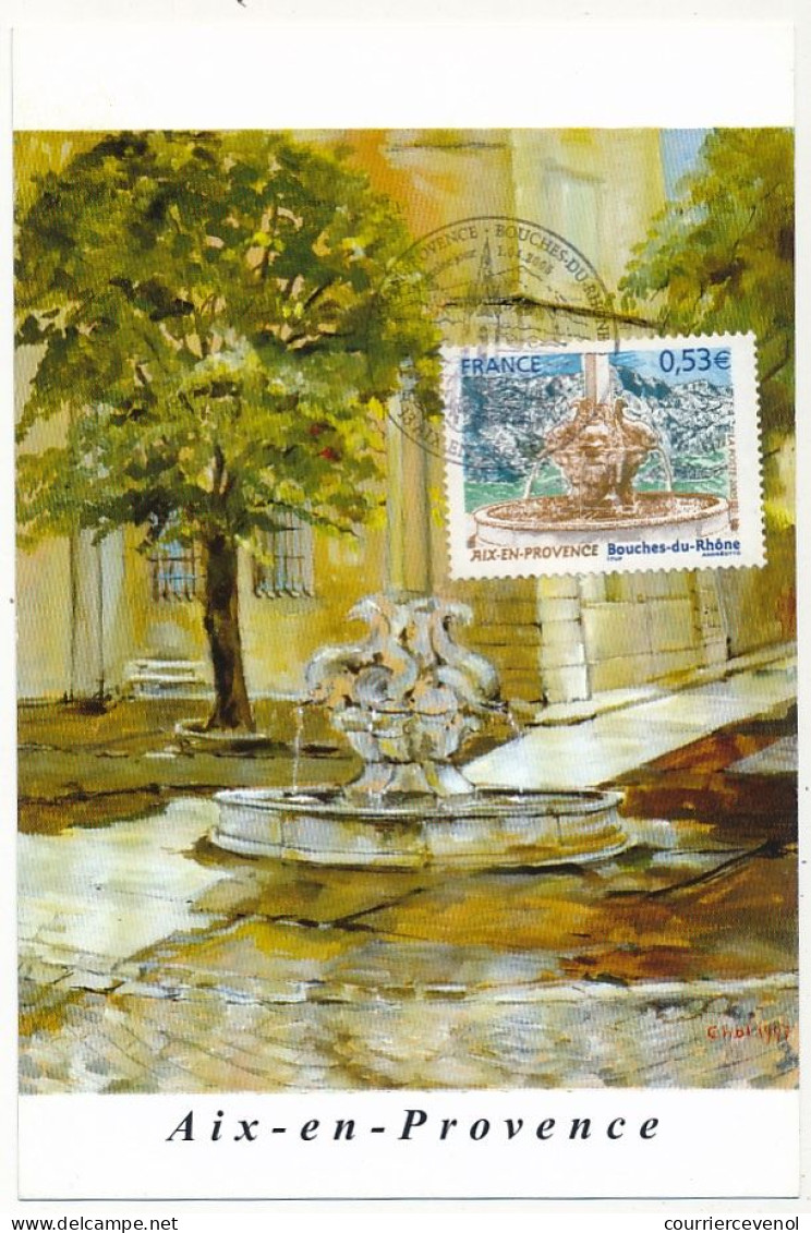 FRANCE - Carte Maximum - 0,53e Aix-en-Provence - 1/04/2005 - 2000-2009