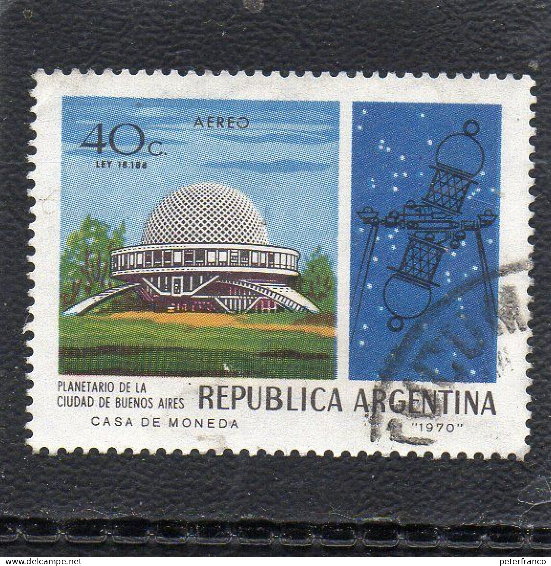 1970 Argentina - Planetario Di Buenos Aires - Gebraucht