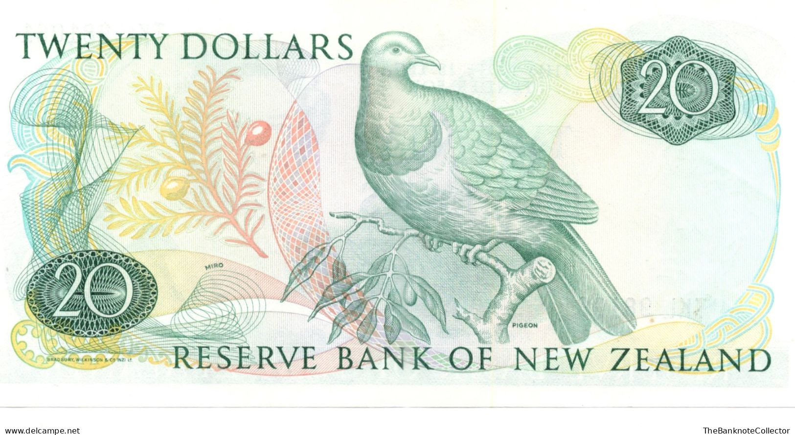 New Zealand 20 Dollars ND 1985-1989 QEII P-173 Brash Sign AUNC - Nueva Zelandía