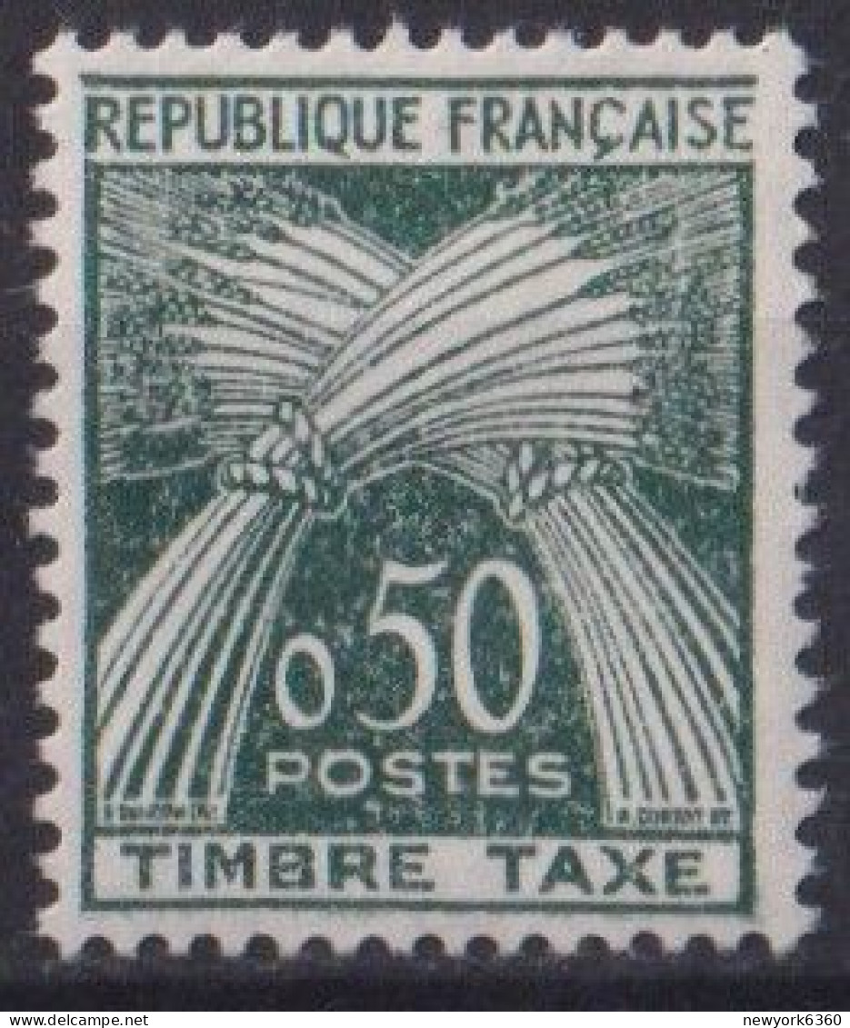 1960 FRANCE TAXE N** 93 MNH - 1960-.... Mint/hinged