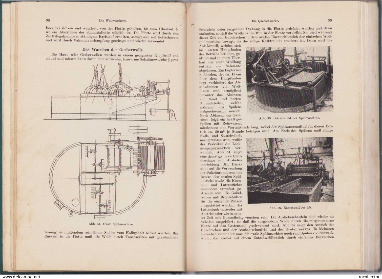 Die Wollspinnerei 1932 by O. Bernhardt and J. Marcher, Berlin 78SP