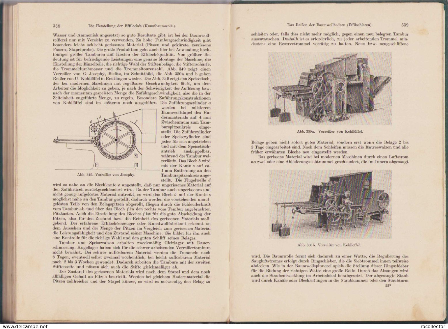 Die Wollspinnerei 1932 by O. Bernhardt and J. Marcher, Berlin 78SP