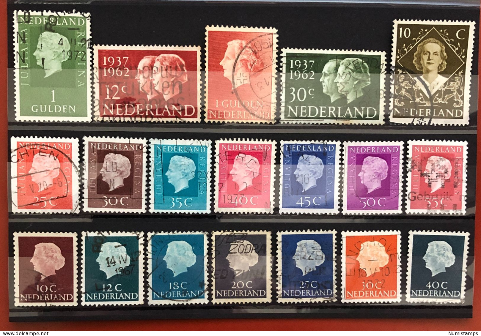 Netherlands - Queen Juliana (Lot 1) - Sammlungen