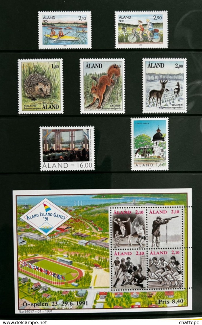 Åland 1991 - Full Year Set - Unmounted Mint - Aland