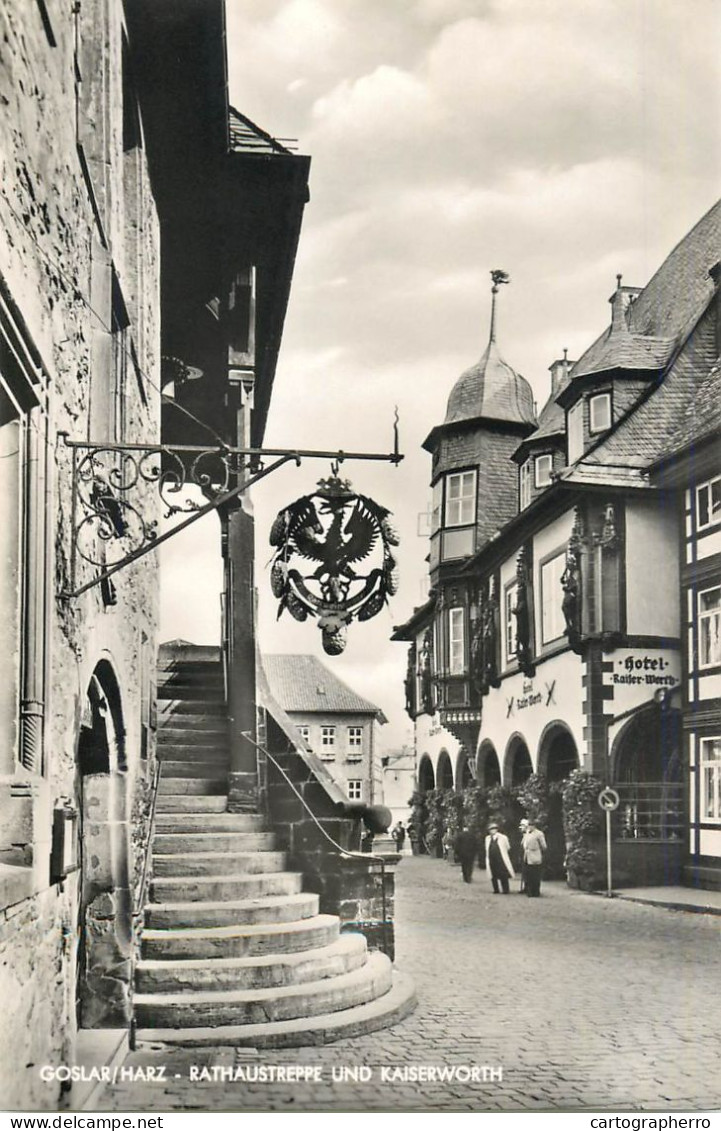 Germany Goslar/Harz Rathaustreppe Und Kaiserworth - Goslar