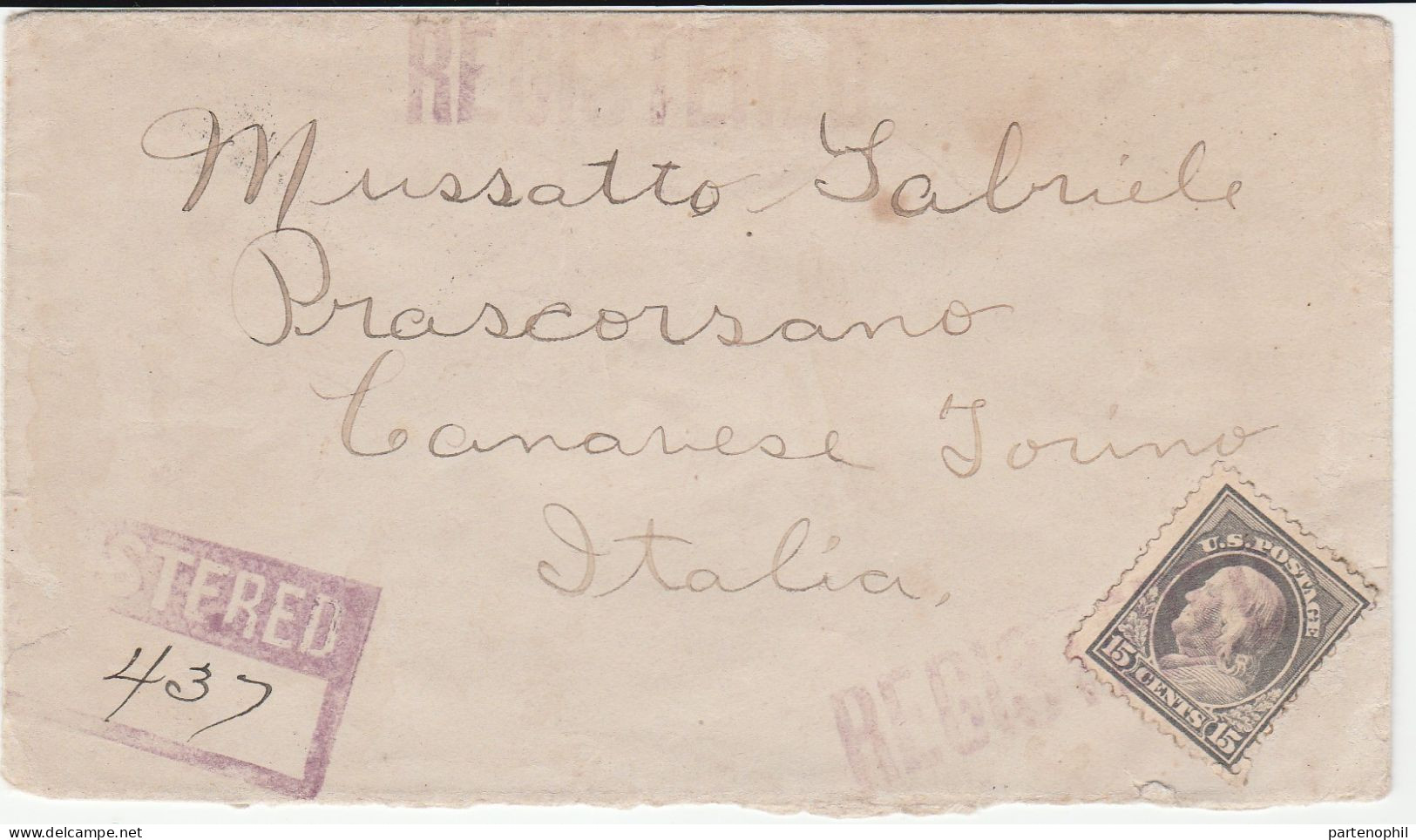 United States Stati Uniti USA 1915 -  Postgeschichte - Storia Postale - Histoire Postale - Cartas & Documentos