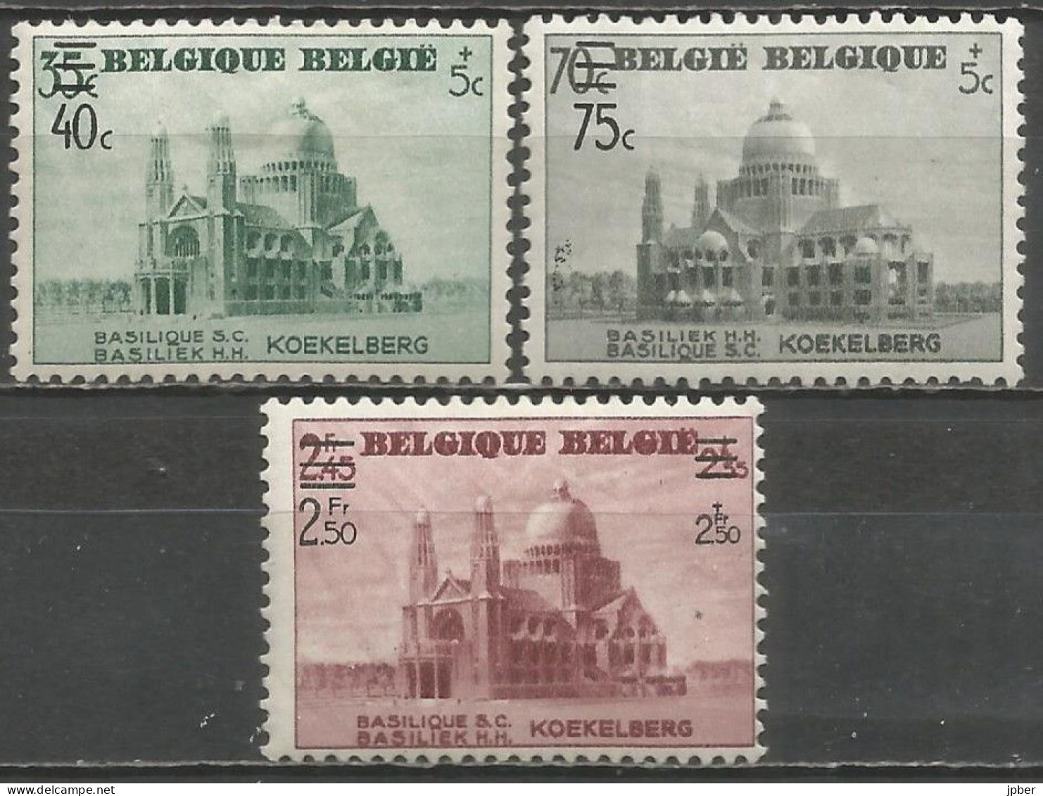 Belgique - Basilique De Koekelberg - N°481à483 * - Unused Stamps