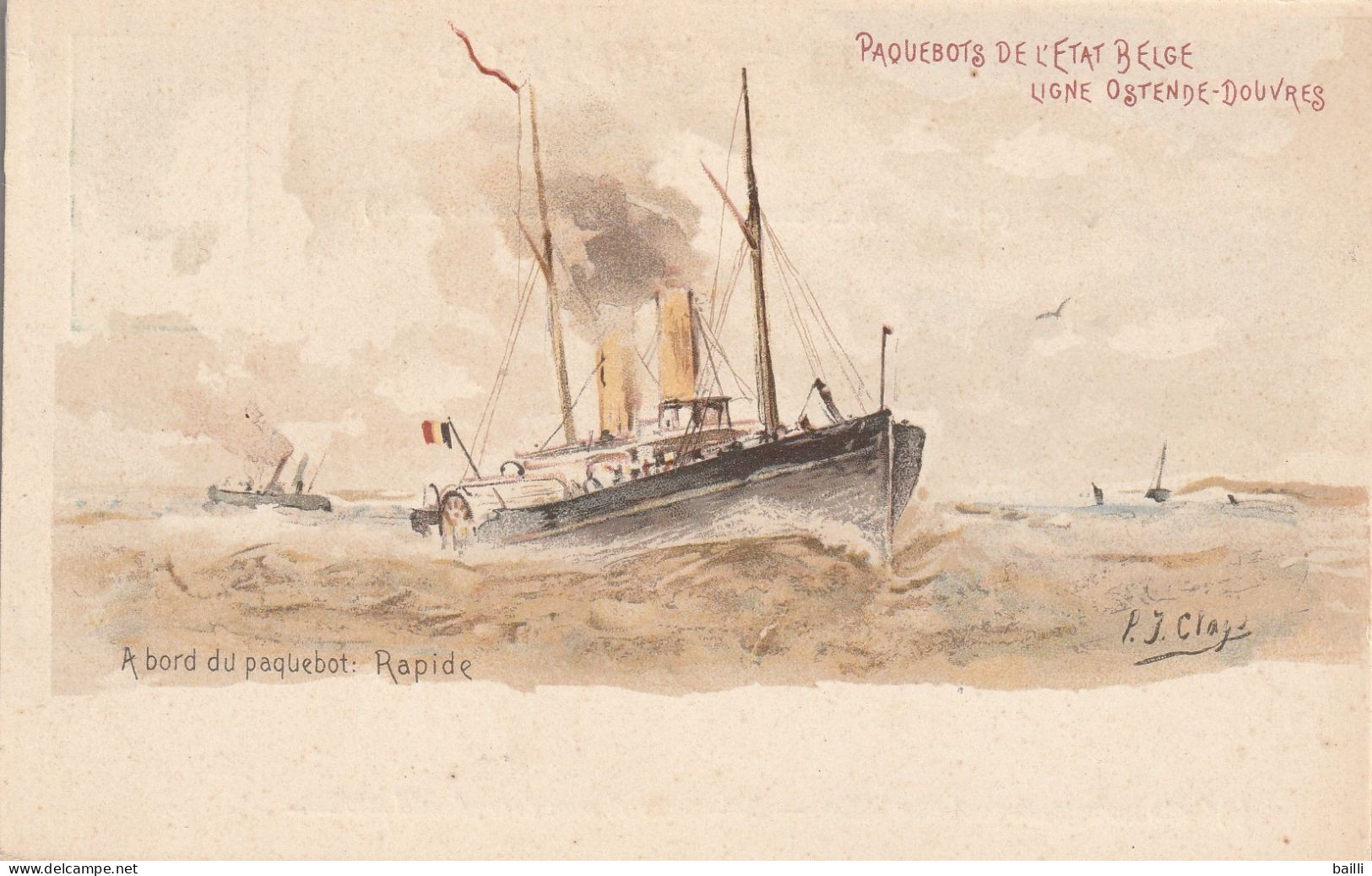 Belgique Entier Postal Illustré Thème Bateau - Cartoline Piroscafi