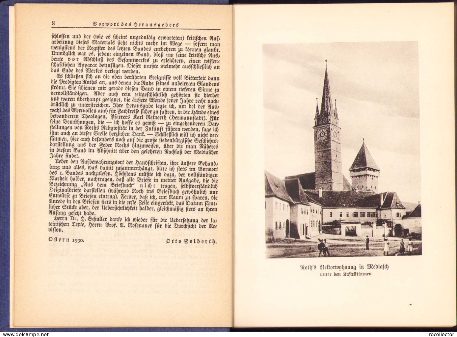 Stephan Ludwig Roth. Die Mediascher Zeit (1821-1836). 3. Band: Der Kampf, 1930, Hermannstadt 154SP - Alte Bücher