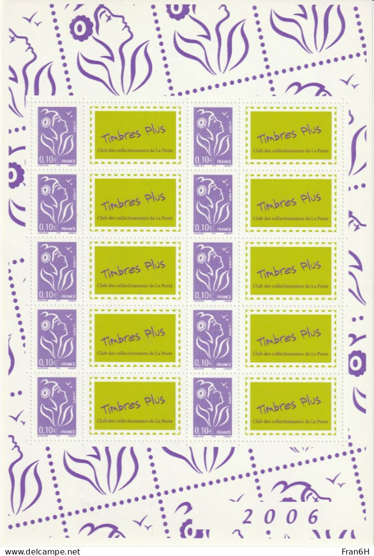 YT N° F3916A  Feuille - Neufs ** - MNH - Personnalisé - Unused Stamps