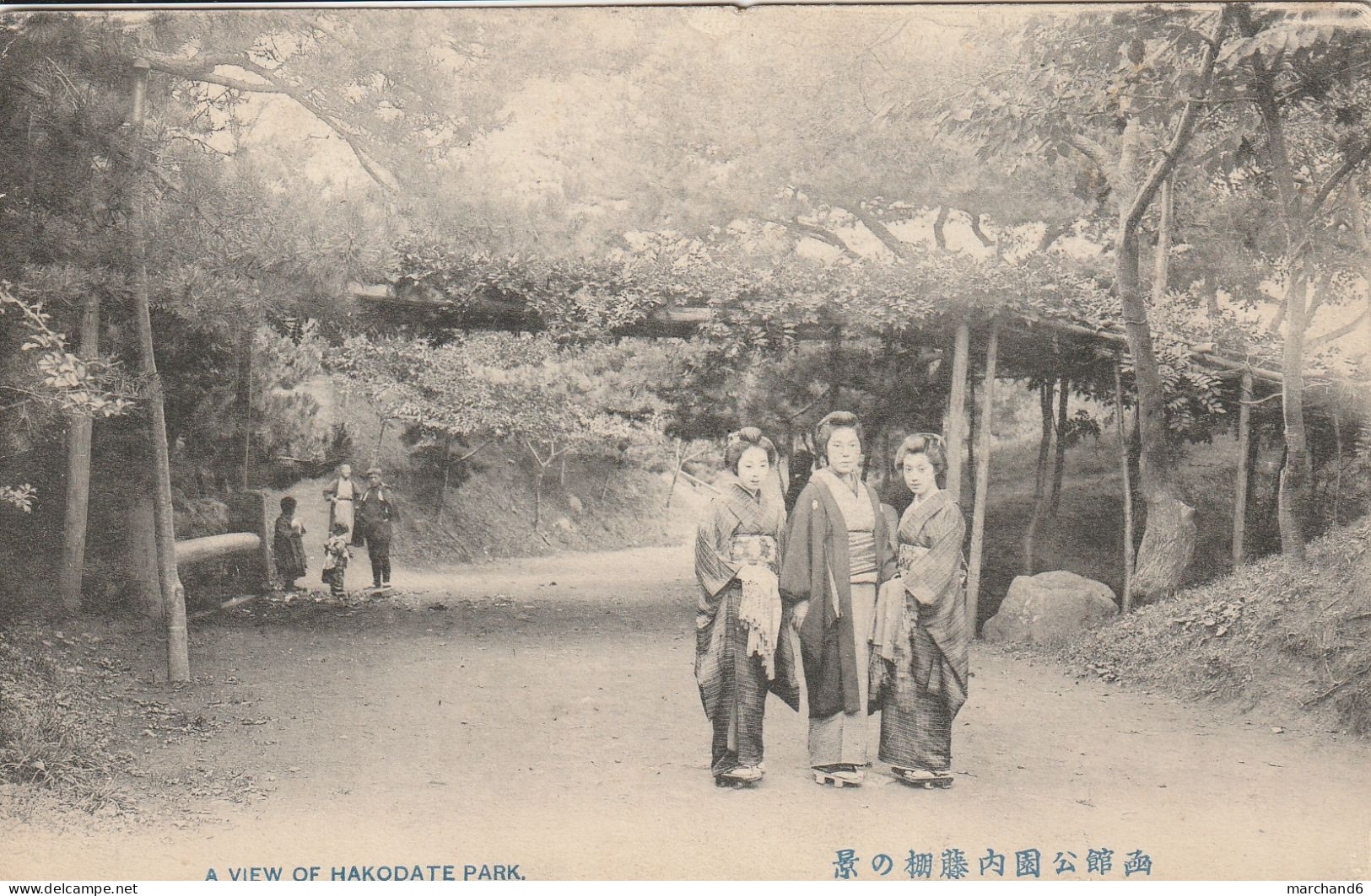 Japon A View Of Hakoda Park Coiffe Et Costume Naniwaya & Co Kanda Tokyo - Tokyo