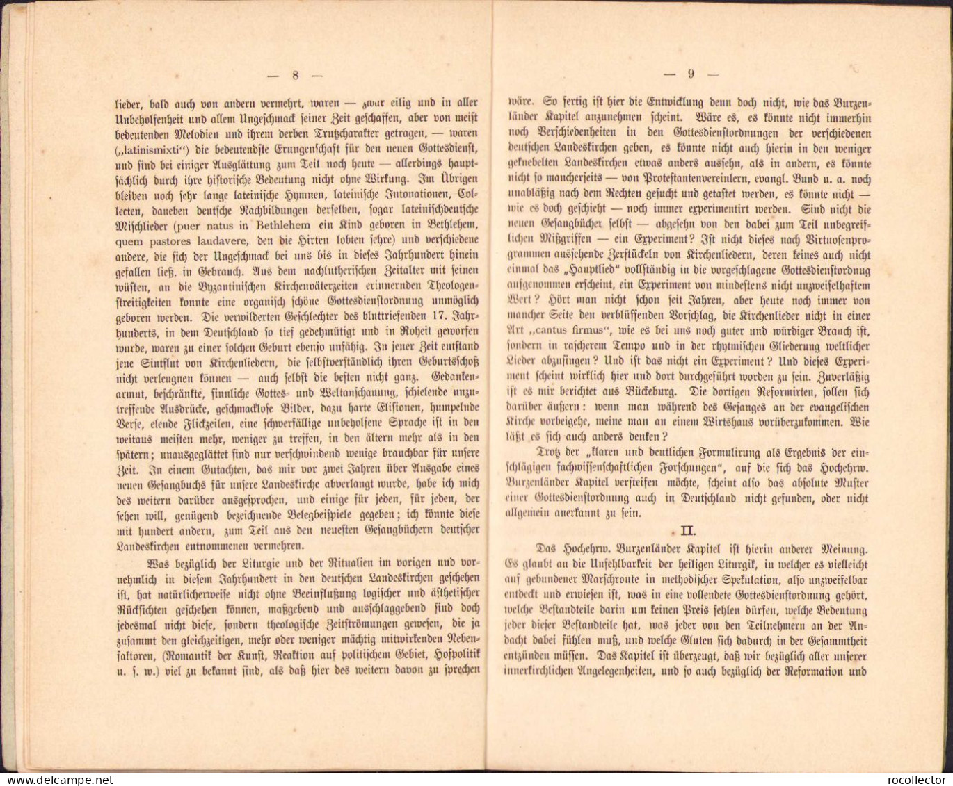 Gutachten des Mühlbächer Bezirks-Consistoriums und des Unterwälder Kapitel, 1894, Muhlbach Transylvania C574