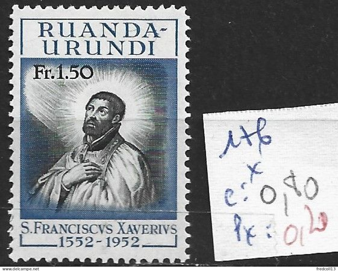 RUANDA-URUNDI 176 * Côte 0.80 € - Unused Stamps