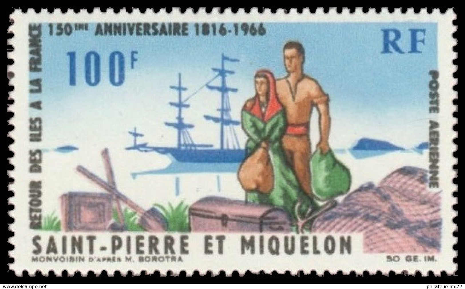 Poste Aérienne De SPM N° 36 Neuf ** - Unused Stamps