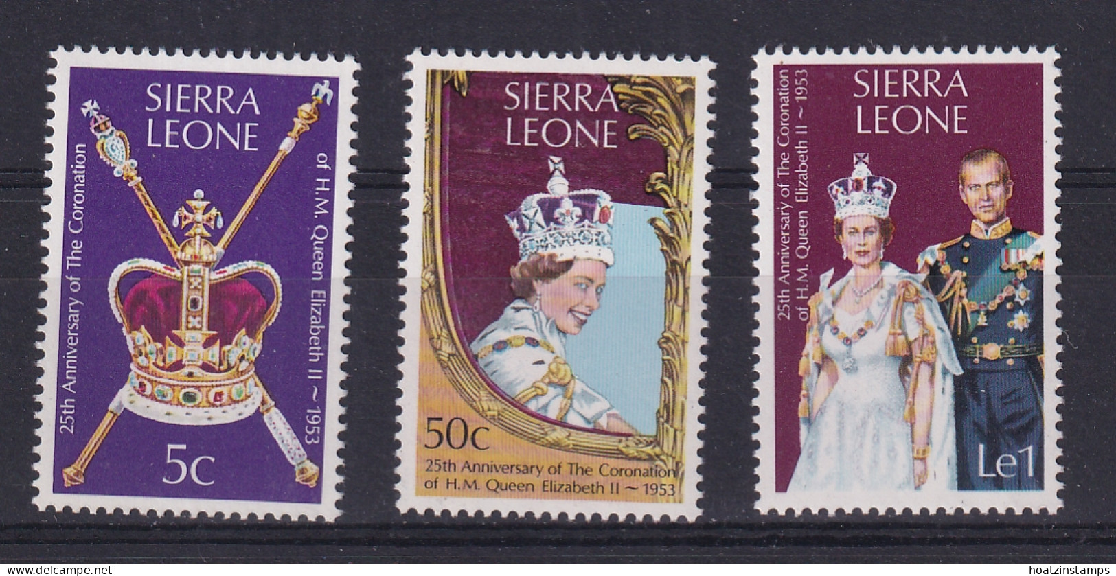 Sierra Leone: 1978   25th Anniv Of Coronation    MNH - Sierra Leone (1961-...)