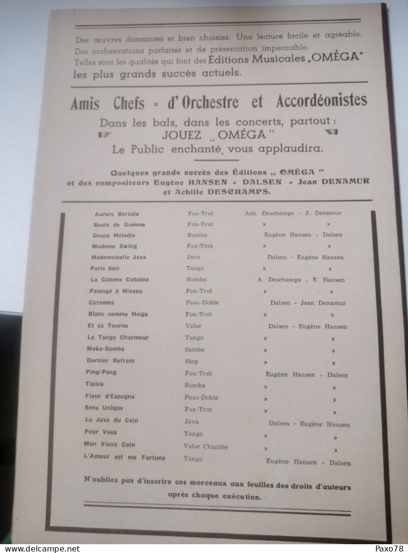 Partition Musicale, Primevère , édition Musicale Oméga, Huy - Spartiti