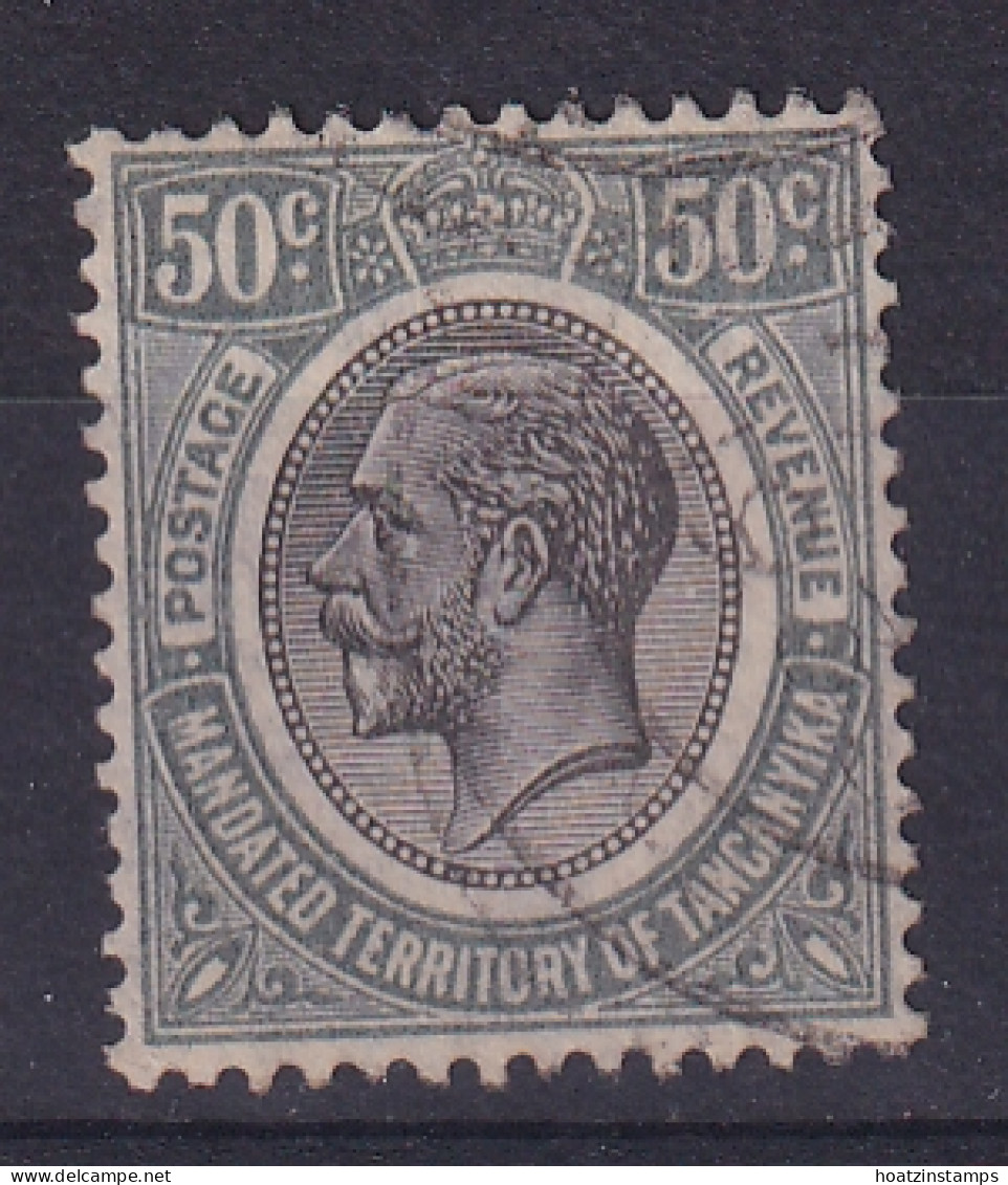 Tanganyika: 1927/31   KGV    SG100     50c    Used - Tanganyika (...-1932)