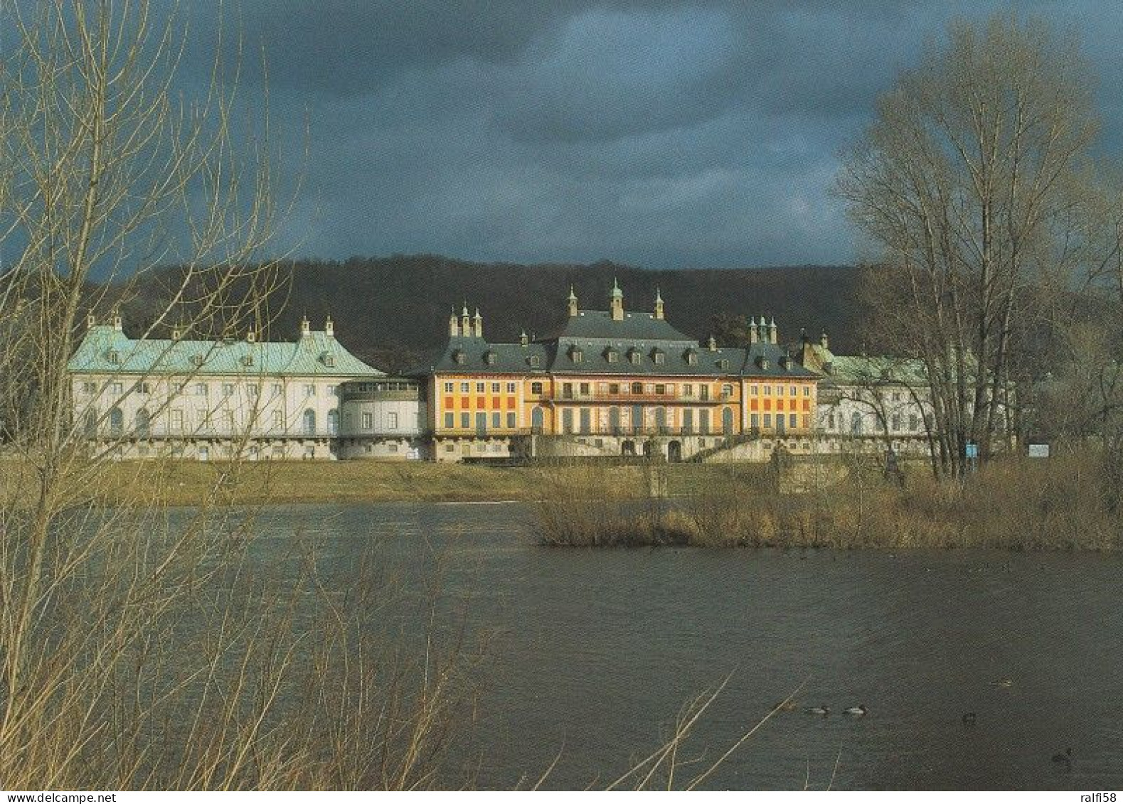 1 AK Germany / Sachsen * Pillnitz Das Wasserpalais In Der Schloßanlage Pillnitz - Erbaut 1721 * - Pillnitz