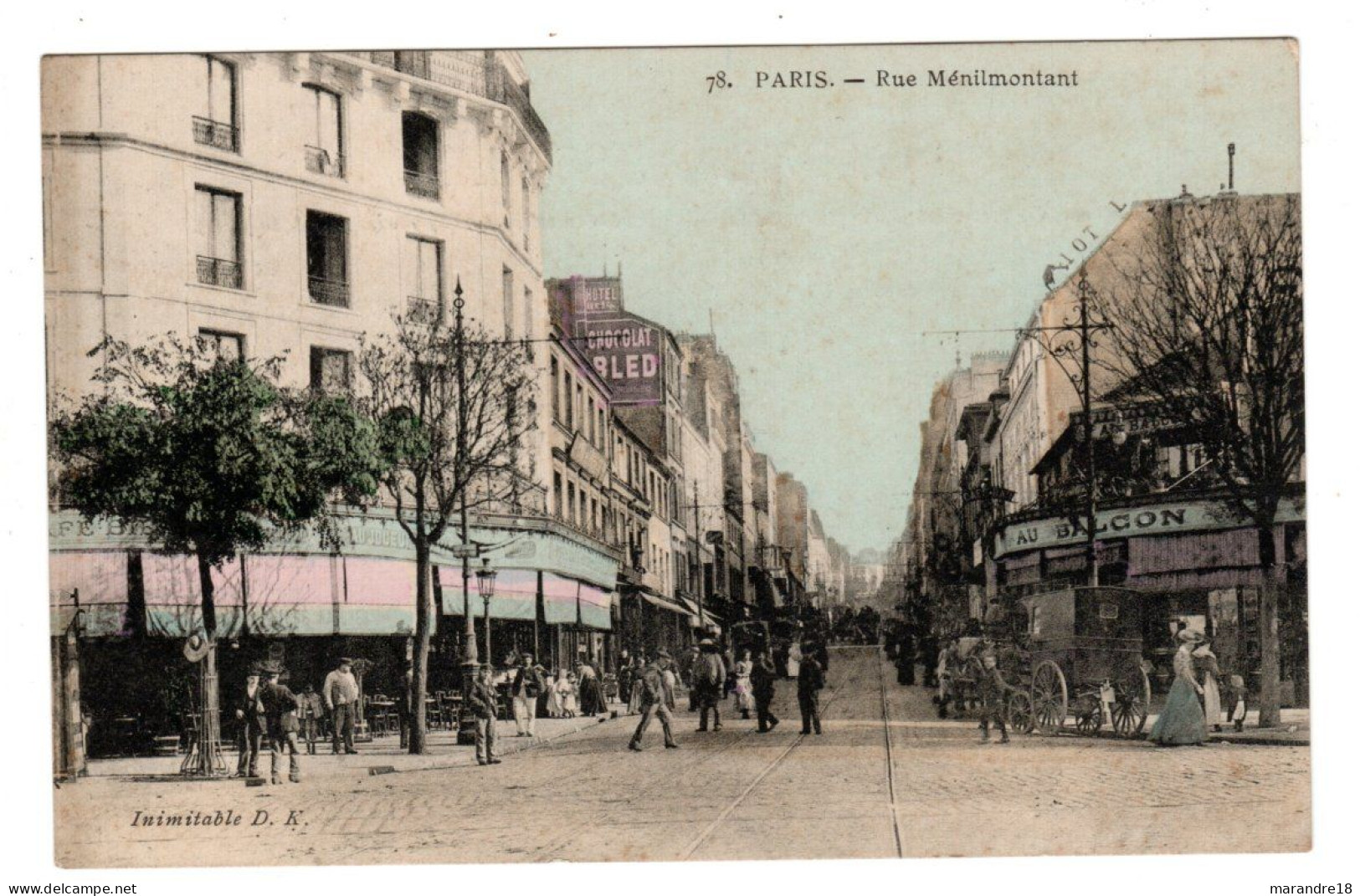 Paris Rue Menilmontant - Arrondissement: 11