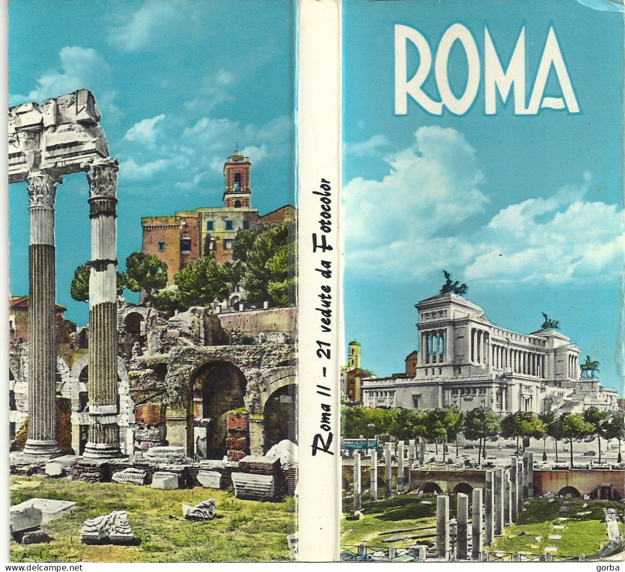 *CPM - ITALIE - LATIUM - ROME - Livret De 21 Vues - Collections & Lots