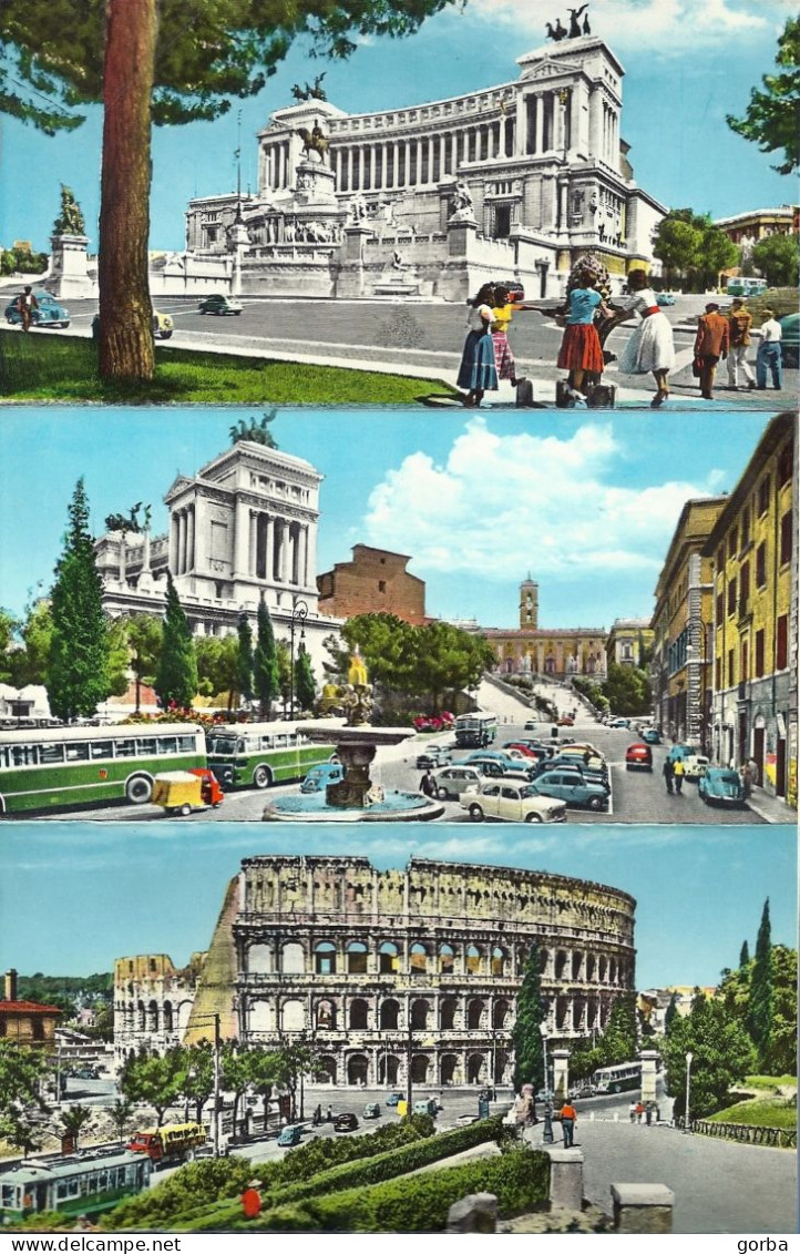 *CPM - ITALIE - LATIUM - ROME - Livret De 21 Vues - Sammlungen & Lose